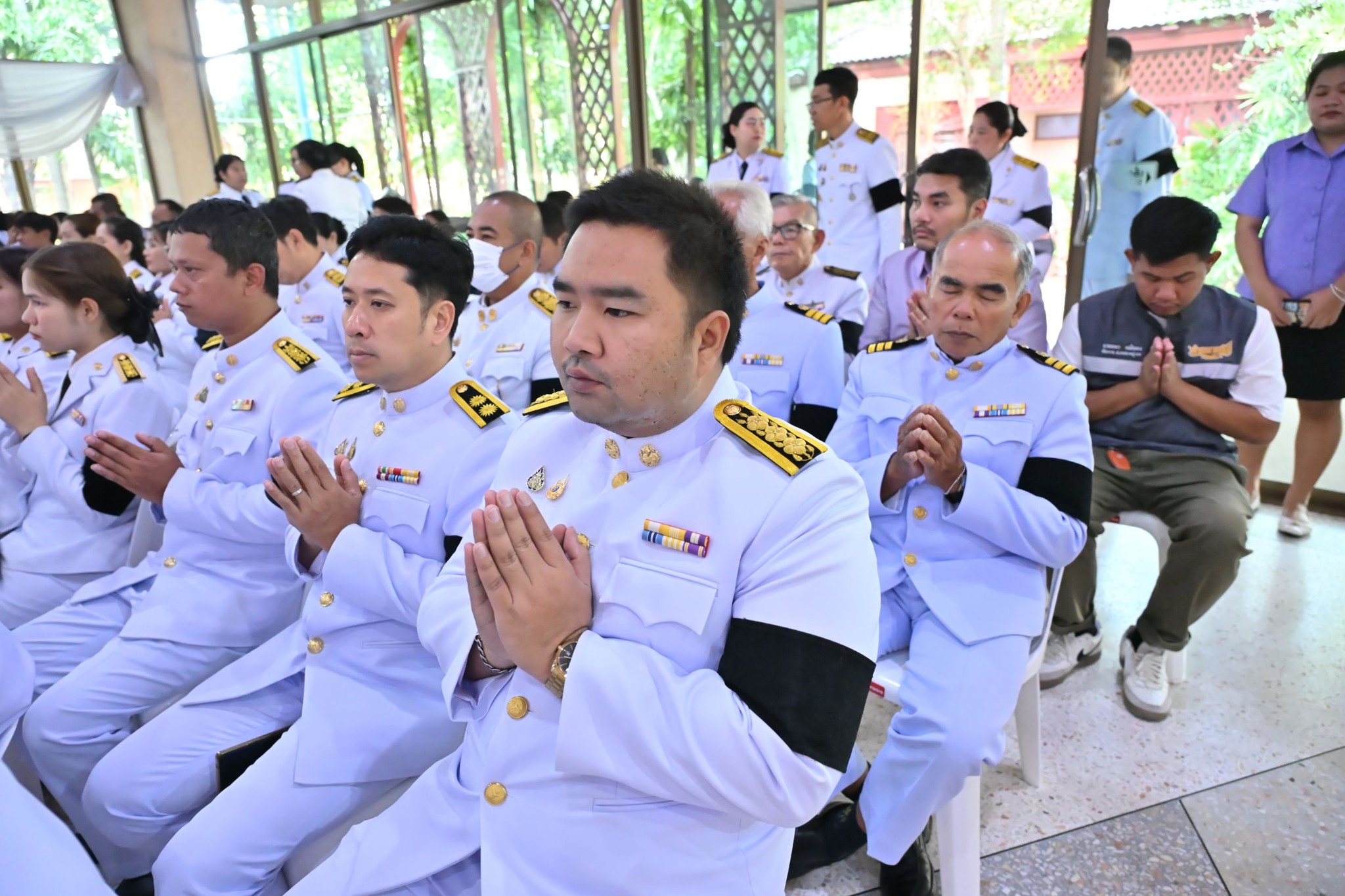 title - ส.ป.ก.นครปฐม เข้าร่วมพิธีเจริญพระพุทธมนต์และพิธีตักบาตร เฉลิมพระเกียรติสมเด็จพระกนิษฐาธิราชเจ้า กรมสมเด็จพระเทพรัตนราชสุดา สยามบรมราชกุมารี เนื่องวันคล้ายวันพระราชสมภพ 2 เมษายน และพิธีทอดผ้าป่าสมทบกองทุนพัฒนาเด็กชนบทในพระราชูปถัมภ์สมเด็จพระเทพรัตนราชสุดาฯ สยามบรมราชกุมารี